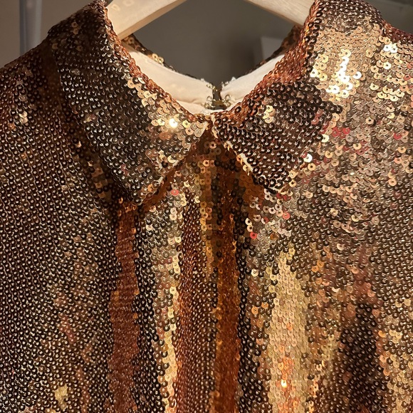 Gold Sequins Dress - Picture 3 of 5